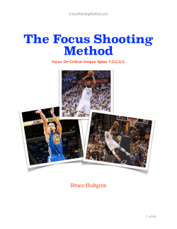 The Focus Shooting Method - Woodlands Warriors Basketball Club
