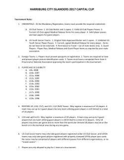 HARRIBURG CITY ISLANDERS 2017 CAPITAL CUP