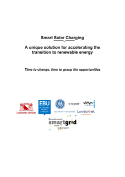 Smart Solar Charging A unique solution for accelerating the