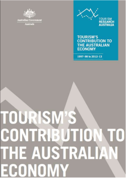 Tourism`s Contribution to the Australian Economy, 1997-98 to 2012-13
