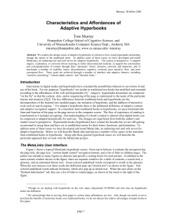 Submission to WebNet 2001