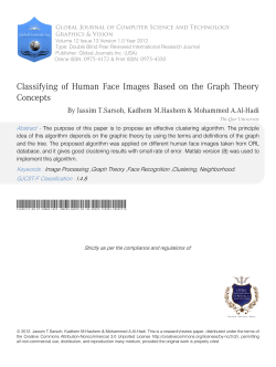 Classifying of Human Face Images Based on the Graph Theory