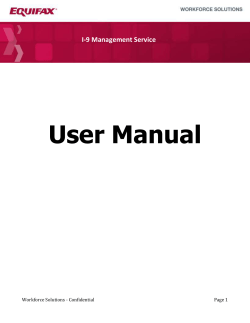 E-Verify Instruction Manual