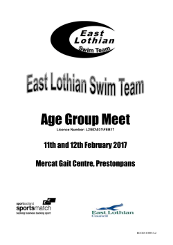 ELST Age Group Meet (11-12/02/17)
