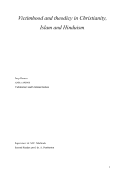 an in-depth look at the notions of victimhood and theodicy in