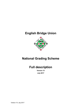 Full Description of the National Grading Scheme