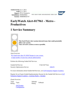 16 Database and ABAP Load Optimization of PCD