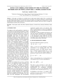 effect of correlated noises on the stationary distribution of