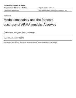 Model uncertainty and the forecast accuracy of ARMA models: A