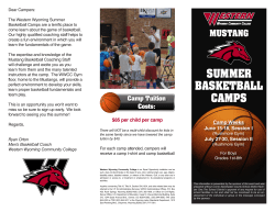 summer basketball camps - Western Wyoming Community College