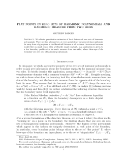 Flat points in zero sets of harmonic polynomials and