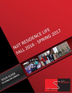 njit residence life office fall 2016-spring 2017