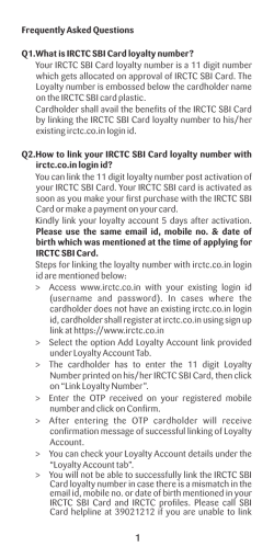 Frequently Asked Questions