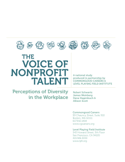 The Voice of Nonprofit Talent