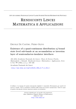 Existence of a quasi-continuous distribution oj bound state level sub