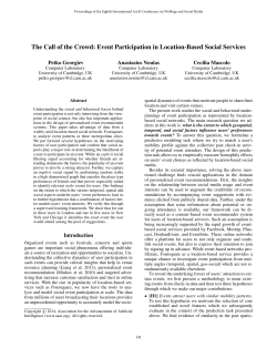 Event Participation in Location