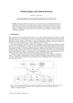 Imaging and decision support systems: CADMIUM