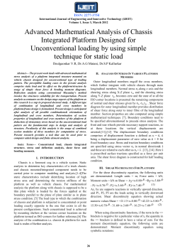 Advanced Mathematical Analysis of Chassis Integrated Platform