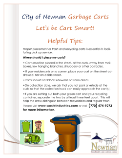 Let`s be Cart Smart!