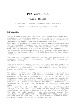 FLY 3.1 ver. User Guide