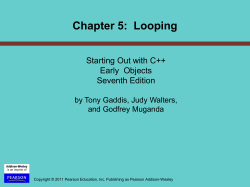 PowerPoint Slides for Starting Out with C++ Early Objects Seventh