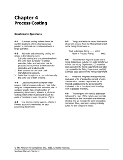 Equivalent Units Materials Conversion