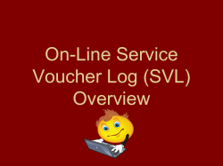 On-Line SVL Instruction Training