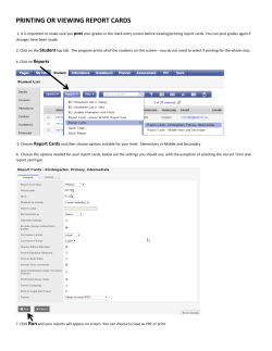 printing or viewing report cards
