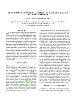 A HYPERGRAPH-BASED LEARNING ALGORITHM FOR