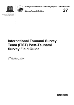 Post-Tsunami Survey Field Guide, second edition