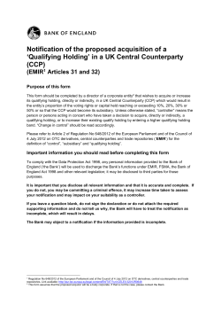 CCP - Bank of England
