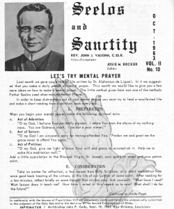 attrlitg 9 1 6 VOL. II No. 10 LET`S TRY MENTAL PRAYER