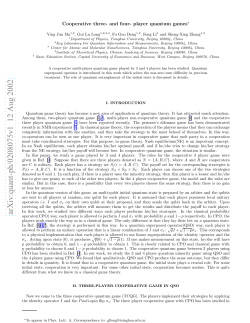 Cooperative three-and four