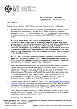 Ein cyf / Our ref:155/11/FOI