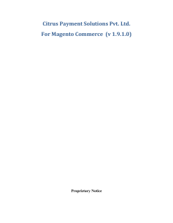 Testing Magento with CitrusPay