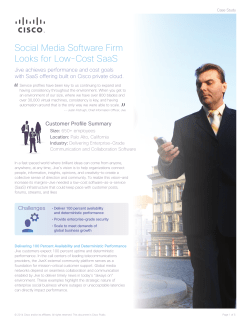 Social Media Software Firm Looks for Low-Cost SaaS