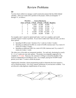 A "Dynamic" (Multi-Period) Production Problem: Footballs