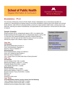 Major Coordinator - University of Minnesota