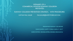 Scenario of a Commercial Aviation Runway Collision