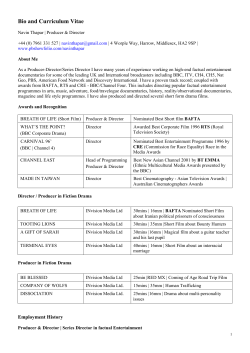 Director / Producer in Fiction Drama