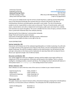 PLA2000H Course Outline Fall 2016