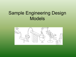 Sample Engineering Design Models