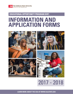 Counselor Resources - California State University