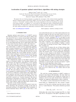 Acceleration of quantum optimal control theory algorithms with