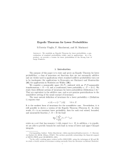 Ergodic Theorems for Lower Probabilities