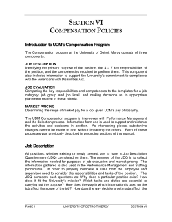 Equal Employment Opportunity - University of Detroit Mercy