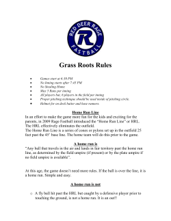 Grass Roots Mite_Softball_Rules