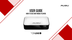 HOW TO USE AVOV MEDIA PLAYERS