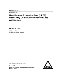 En Route Conflict Probe Testbed - Center for Advanced Aviation