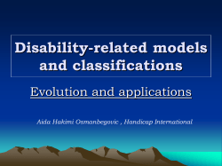 Concept of the handicap and classifications